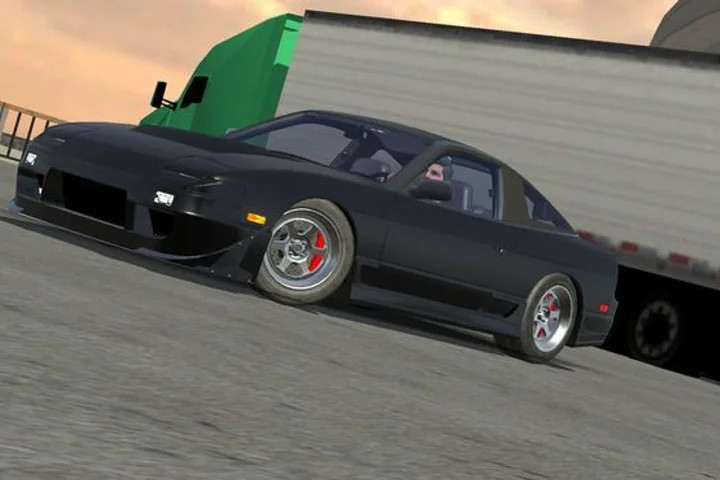 ↑愛車の日産 180sx(種車は日産240sx)